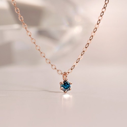 [14kGold] 엘르 천연다이아 목걸이