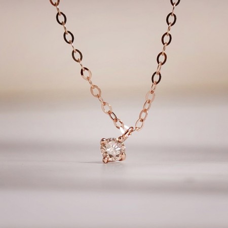 [14kGold] 루시 천연다이아 목걸이