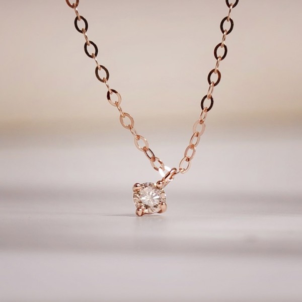 [14kGold] 루시 천연다이아 목걸이