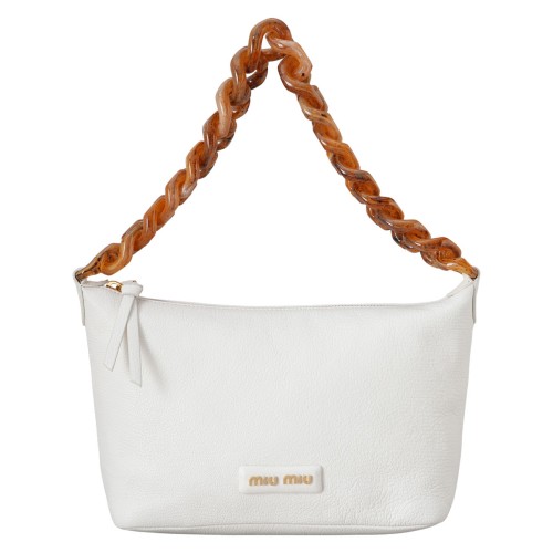 MIU MIU(USED)미우미우 5BC104 스피릿 숄더백 화이트
